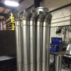 Fabrication Ductwork Galvanized and stainless